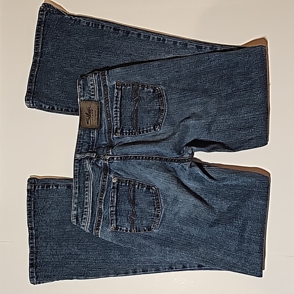 Silver Jeans Matrix Denim Pant Flare Low-Rise Medium Wash Stretch Canada Blue 29 - Picture 2 of 14